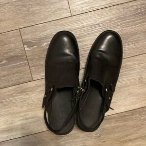 Black Teva Slingbacks, Size 10